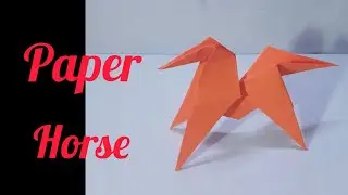 How to make a paper easy  🐴. Origami horse. paper animals.