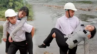 Love on the brink: In that moment of despair, the single mother decided to leave everything behind..