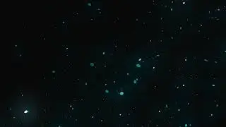 Blue Glitter Particles Footage | Black Background | Overlay | VJ Loops Free