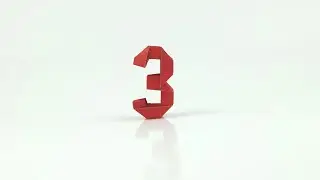 Origami Number 3
