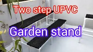 Double Layer UPVC stand for garden #upvc_stand #terracegardenideas #youtubevideo #maadithottam