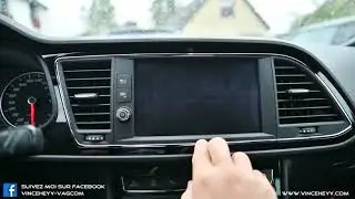 Seat Leon (5F) (Facelift) - Skin carbone on Navi System Plus