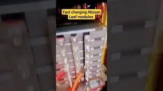 Fast charging (100A) Nissan Leaf modules #nissanleaf #leaf #leafbattery #batteryrepair #srilanka
