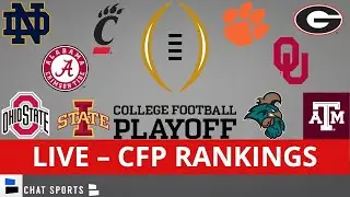CFP Rankings LIVE &ndash; Top 25 Teams In 2nd-To-Last 2021 College Football Playoff Rankings