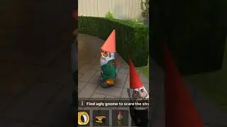 Scary Stranger 3D - Gnome Sweet Gnome | Funny Prank #shorts