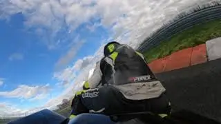le vigeant yamaha R6 gytr 2022 première de la saison 2023 piste wet