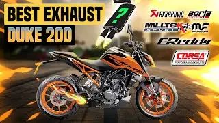 KTM Duke 200 Exhaust Sound 🔥 SC Project,Akrapovic,Modified,Review,Silencer,Upgrade,Arrow,LeoVince+