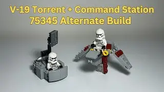 V-19 Torrent + Clone Command Station 75345 Alt. Build | LEGO Star Wars