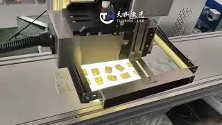 CCD UV laser marking machine for batch parts engraving #lasermarker  #laserengraving  #uvlaser