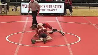 Dec. 18, 2025 Woodland Heights Middle vs. North Iredell wrestling match (C Barksdale 1st period)
