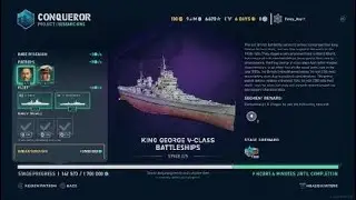 WORLD OF WARSHIPS: LEGENDS - BUREAU - PROJECT RESEARCHING - LEGENDARY BATTLESHIP: CONQUEROR - PS4