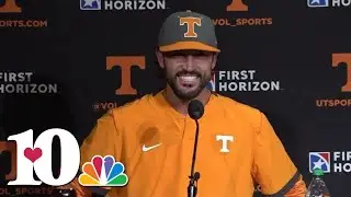 Tennessee Baseball head coach Tony Vitello speaks ahead of NCAA Super Regional