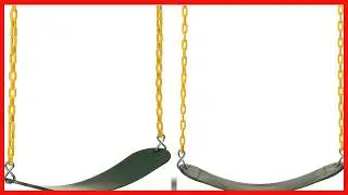 Durable Backyard Swing Seat with Soft-Grip Chains &ndash; Perfect Replacement or Upgrade