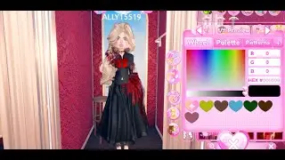 Playing dress to impress (not copying and making them better heheehe)
