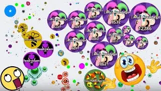 Agar.io EPIC SOLO World Record Highest Score 82K+ Mobile! Agar.io Live Stream