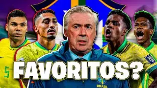 O BRASIL QUE EU LEVARIA PARA A COPA DO MUNDO ATUALMENTE - OS FAVORITOS DE CARLO ANCELOTTI?