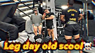 LEG DAY OLD SCOOL☠️ em preparação pra o campeonato!