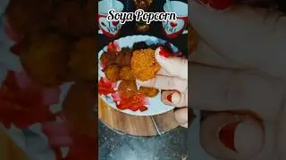 🔥Viral Crispy Soya Popcorn | Protein-Rich Evening Snack | Easy Veg Recipe #shorts #food #ytshorts