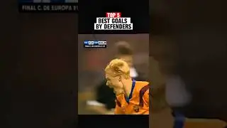 Top 5 BEST GOALS By Defenders #goals #defender #football #shorts