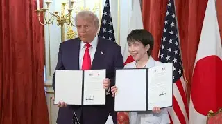 Trump and Japan PM Takaichi sign agreement on rare earths supply | AFP