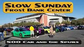 Неспешная воскресная автомобильная встреча в центре Frost Bank команды San Antonio Spurs