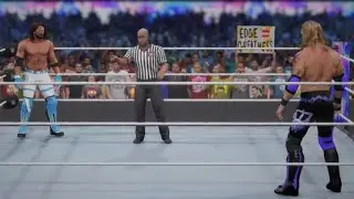 WWE2K22; WM38 EDGE VS AJ STYLES (A.I. SIMULATION MATCH)