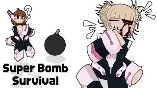 Surviving at Super Bomb Survival on Roblox