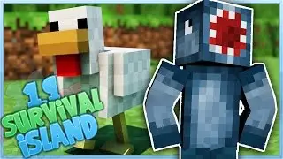 CHICKEN FARM! - Minecraft 1.9 Hardcore Survival Island [8]