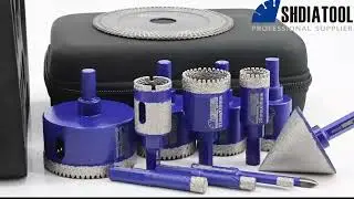 A86026510K4O Triangle Shank Brazed Diamond Core Drill Bit Beveling Chamfer Milling Cutter Saw Blade