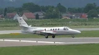 Mali Air Cessna 501 Citation SP takeoff at Graz Airport | OE-FMK
