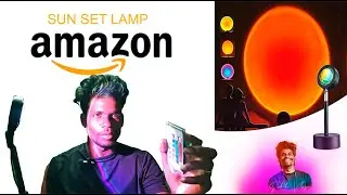 Low Budget Ah| Review | Sunset Lamp Projector LED Lights | Amazon
