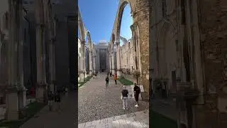 Convento do Carmo Ruins Lisbon Portugal #travel