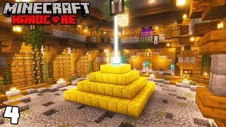 I Built an UNDERGROUND STORAGE ROOM in Minecraft Hardcore!