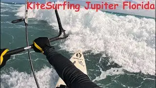 KiteSurfing Jupiter Beach Florida Kiteboarding Surf 2 years after Total Knee Surgery TKR BTKR