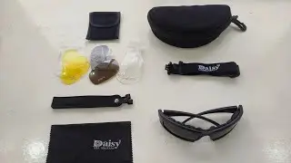 Daisy X Tactical Sunglasses for Airsoft. #airsoft #airsoftgear #daisyx7 #tacticalgear #sunglasses