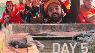 Alligator 🐊 farm phoch gye | boat safari bhi kr li || extreme winter camping bhi krr li ❄️ Mahanadi