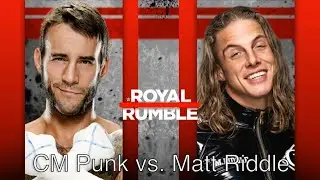 WWE 2K20 Dream Match CM Punk vs. Matt Riddle: Royal Rumble 2022 Dream Match