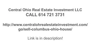 Selling an Inherited Property in Columbus Ohio