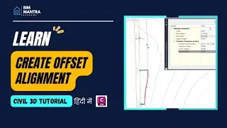 Alignment in Civil 3d- Offset alignment and Connected alignment