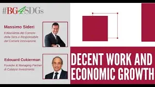 #BG4SDGs | Massimo Sideri & Edouard Cukierman