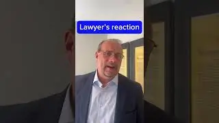 Lawyer&rsquo;s reaction to this crash. #reels #car #crash #law