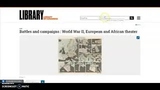 How to find primary source on the library of Congress.