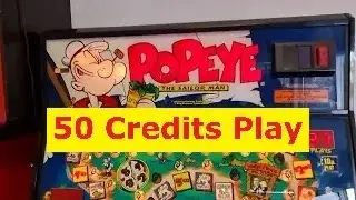 Popeye Fruit Machine JPM 50 Credit Challenge At Retro Slots In Blackpool