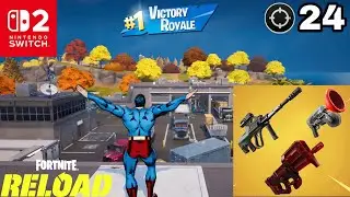 Fortnite Reload | Slone's Striker Burst & Heisted Run N Gun SMG | High Kill Gameplay! [Switch 2]