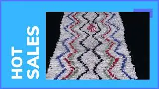 Moroccan Azilal rug 2.9 x 6.6 Feet - long rug