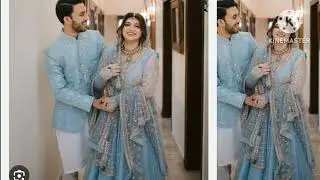 Pakistani couple engagement dress ideas2024 || Trendy wedding couple matching dress