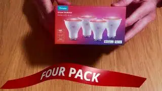 Распаковка умной светодиодной лампы GOVEE GU10 H600D RGBWW