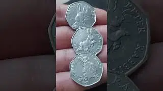 Beatrix Potter PETER RABBIT 50P COINS 2016-2018