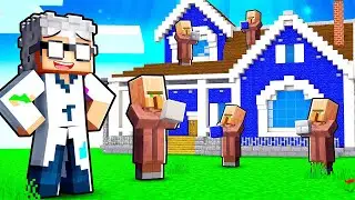 Professor Maakt Slimme Villagers In Minercraft! (Survival)