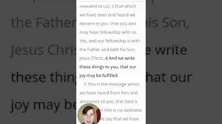 1 John Chapter 1  - WEBBE  - The Read Bible
